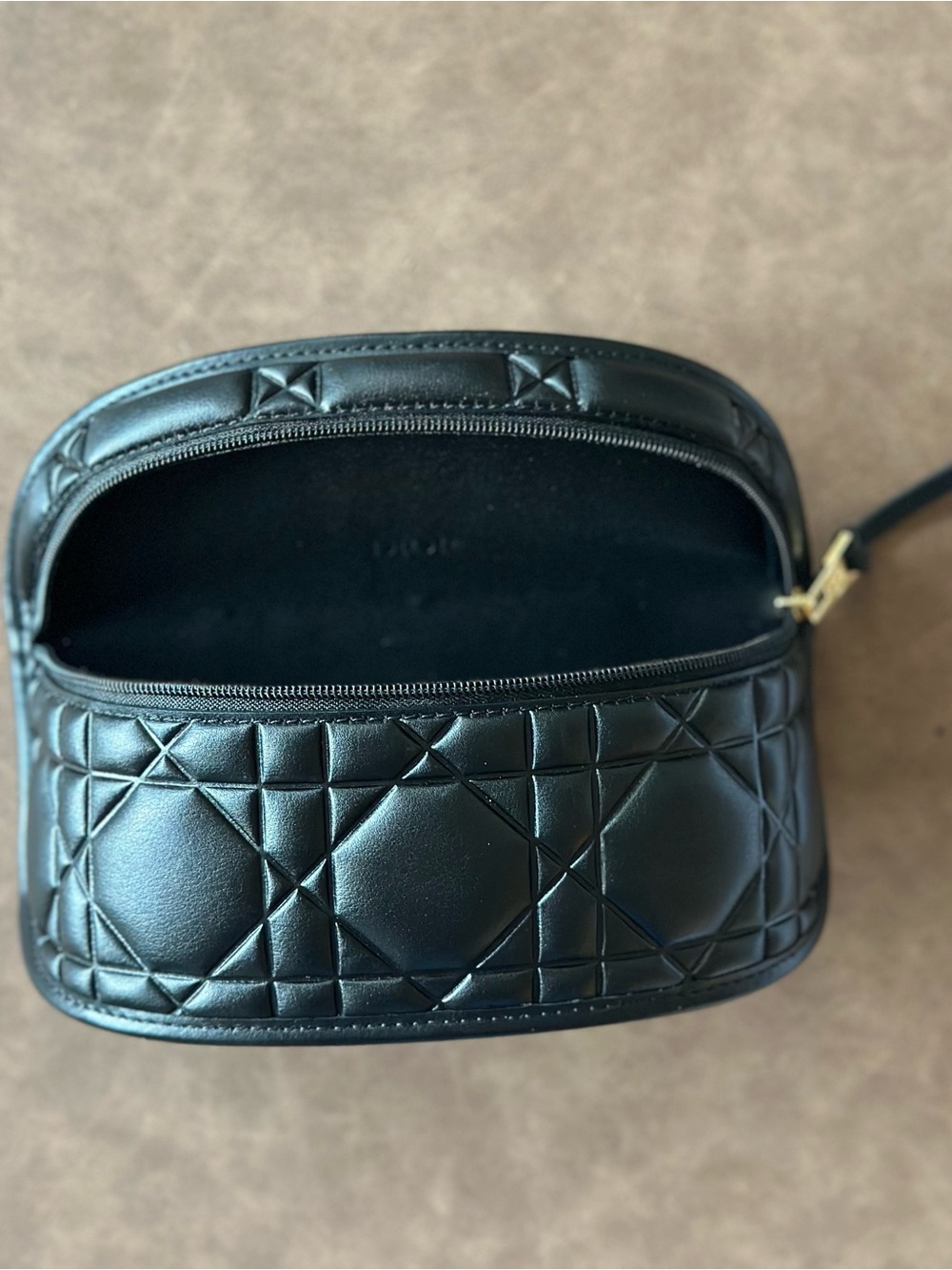 Christian Dior Black Quilted Leather Belt Bag or Glasses Case - Picture 5 of 5